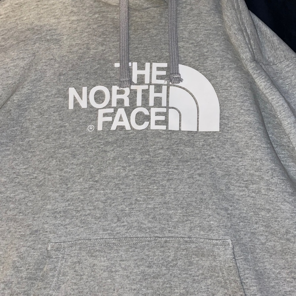 Grey Northface Hoodie Size Medium
